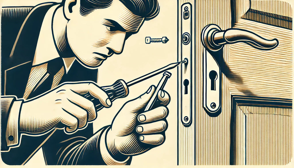Comment démonter une poignée de porte ?