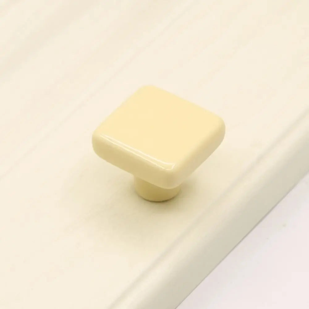 Bouton de porte beige